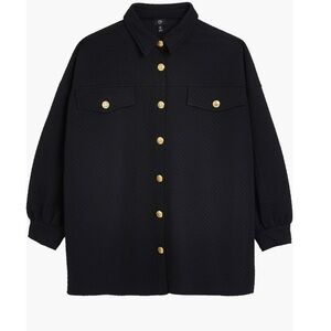 RVIER ISLAND | Quilted Button-Up Shacket